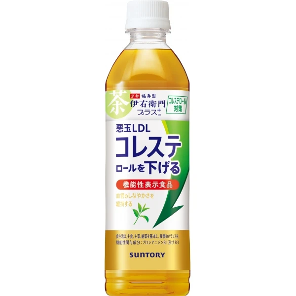 【送料込み】サントリー 伊右衛門プラス コレステロール対策 500ml×24本×1ケース (24本)